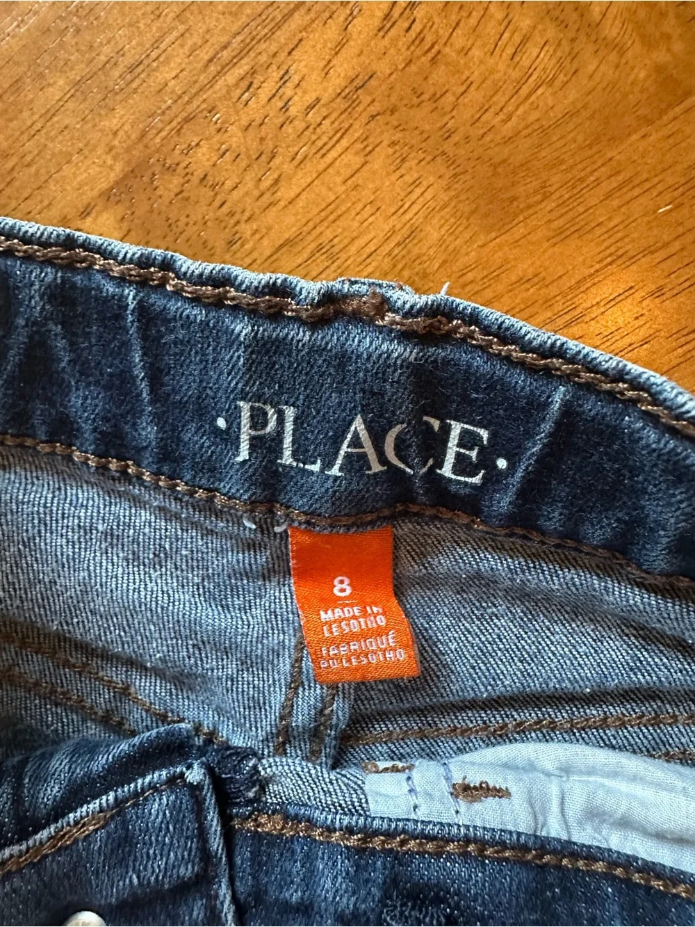 Place Denim Shorts - Dark Blue and Light Blue